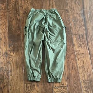 Olive Green Cargo Joggers